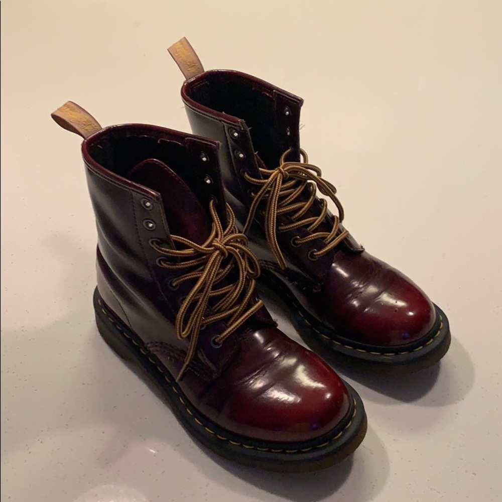 Vegan 1460 Doc Marten’s (Cherry Red)